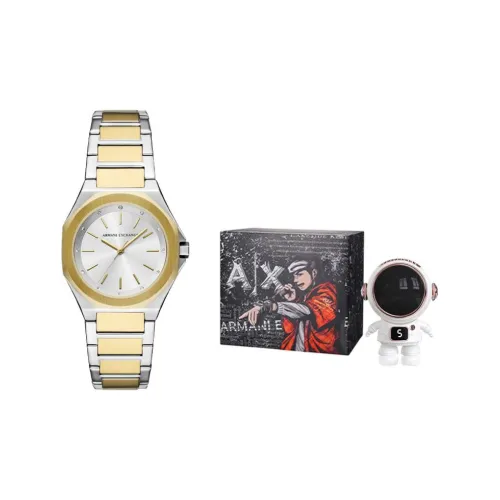 ARMANI EXCHANGEAE Кварцевый механизм серебристый циферблат женские часы