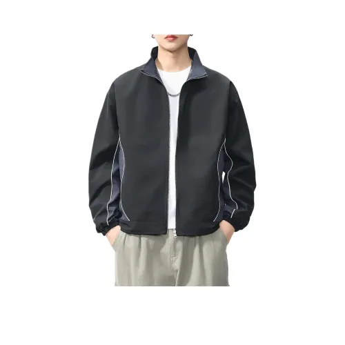 ZENGZHI Куртка Свободный крой Прямой крой Унисекс