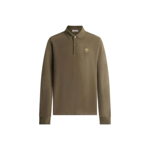 BALLY Армейский зеленый Мужская Поло