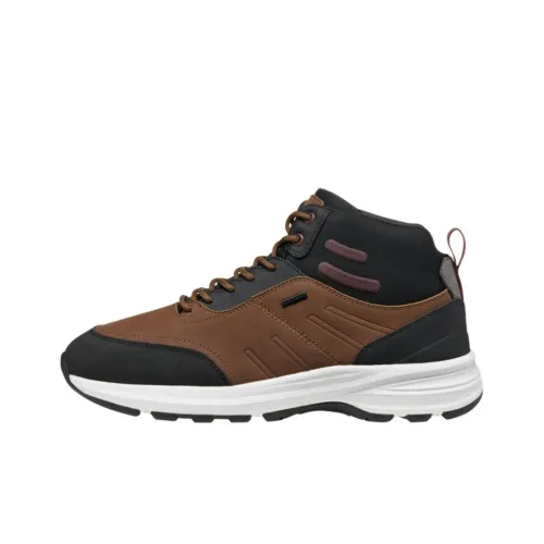 GEOX Senales AB High Топ Повседневная обувь Мужская Черная Коричневая