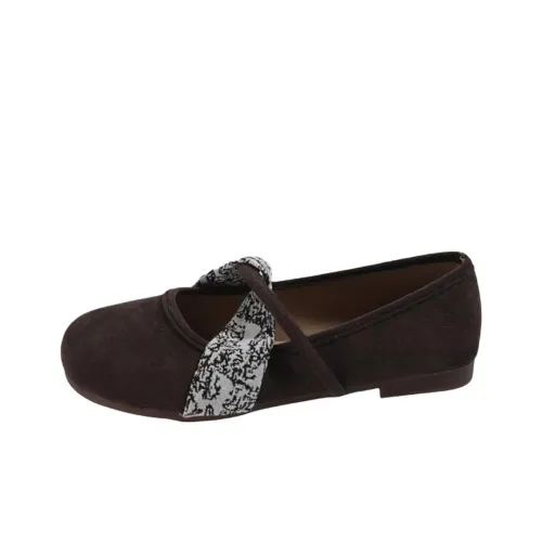 WUJI Винтаж Mary Jane Обувь без подкладки Женская