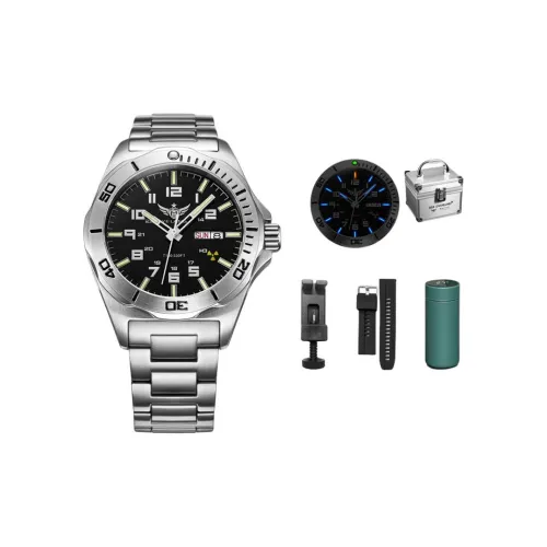 YELANG Submariner Collection Автоматический Механический Механизм Нержавеющая Сталь Ремешок Часы Мужские Черный Циферблат