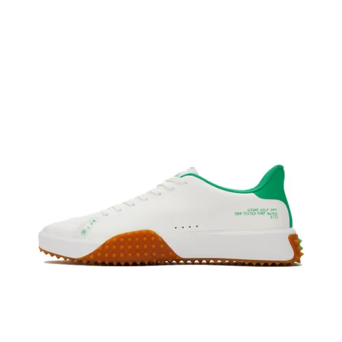 GFORE г.112 Low Топ Гольф Обувь Мужская Белый Зеленый