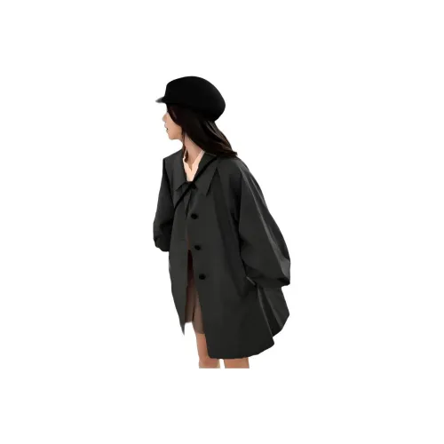 OURUOKE Женская тренч-куртка