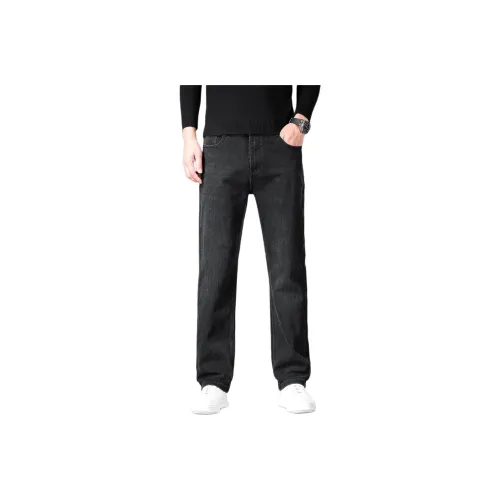 PIERRE CARDIN Черный Серый Цвет Мужские Джинсы