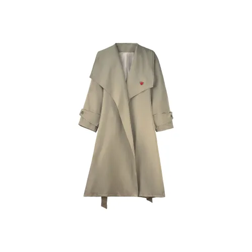 JECCI FIVE Khaki Женская тренч-куртка