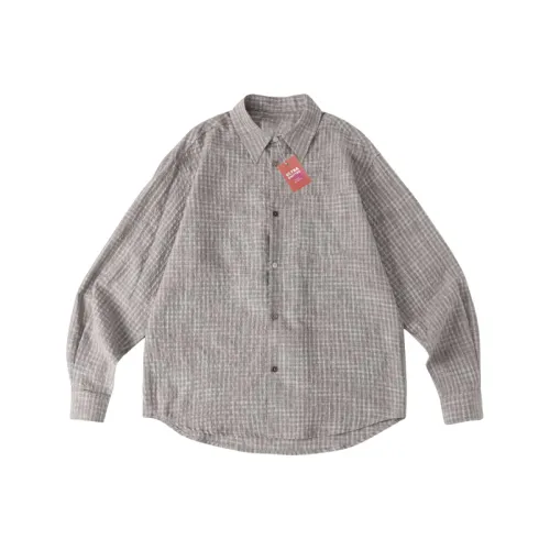 ULTRA QUATTRO Серая клетка Унисекс Рубашки