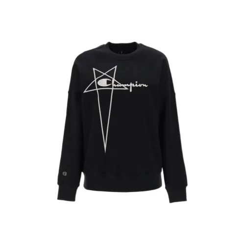 RICK OWENS совместный бренд RO Толстовка Женская Черная