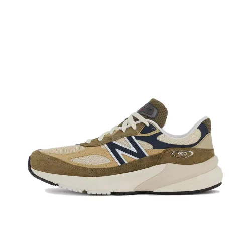 New Balance NB 990 V6 Rebound Беговые кроссовки Унисекс Коричневый Синий