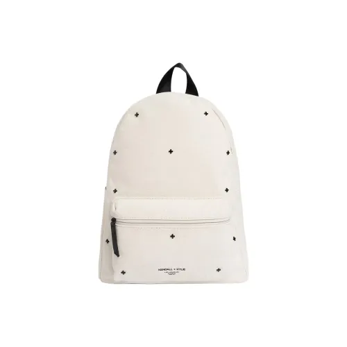 KENDALL + KYLIE Regenerated Natural Canvas Backpack Large Women's Ivory