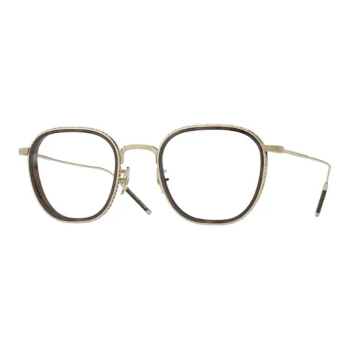 Oliver Peoples Овал Оправы для очков Унисекс Черепаховый