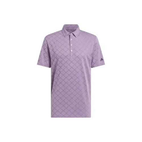 Adidas Ultimate365 Гольф Одежда Мужская Розовый Сливовый Цвет