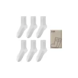 [6 пар] Белый 6