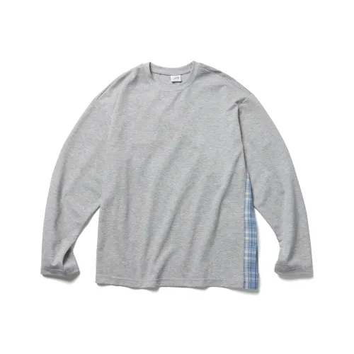 SUPERTOFU Устойчивый к морщинам Синьцзянский хлопок Vintage Casual Текстура Длинный рукав Т-рубашка Унисекс