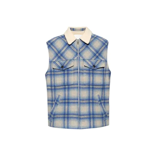 ISABEL MARANT Blue Men's Gilets ISABEL MARANT Синий Мужские Жилеты