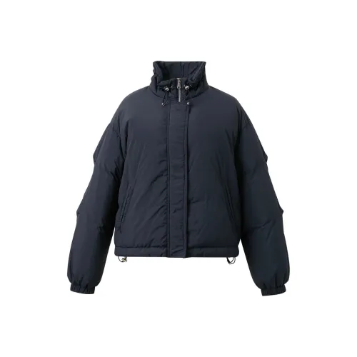 3COLOUR Темно-синий женский пуховик