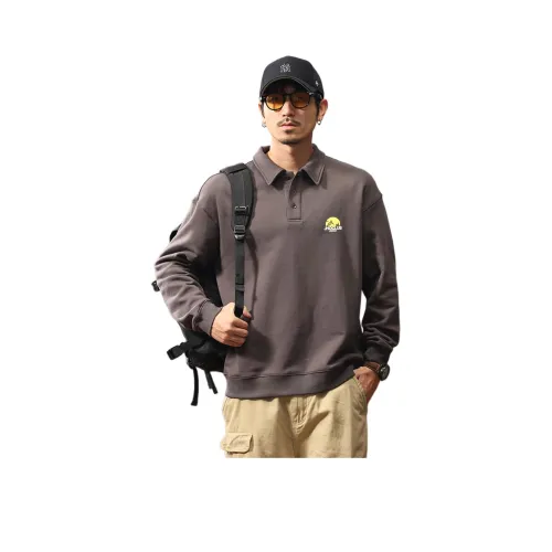 JHO Темно-серый унисекс свитшоты