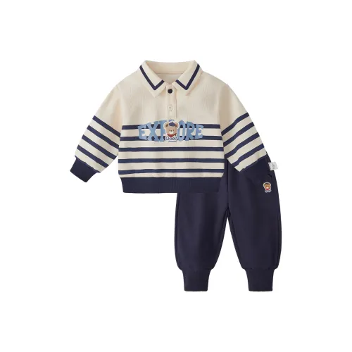 JELLYBABY Преппи стиль Толстовка Спортивные штаны Повседневный костюм