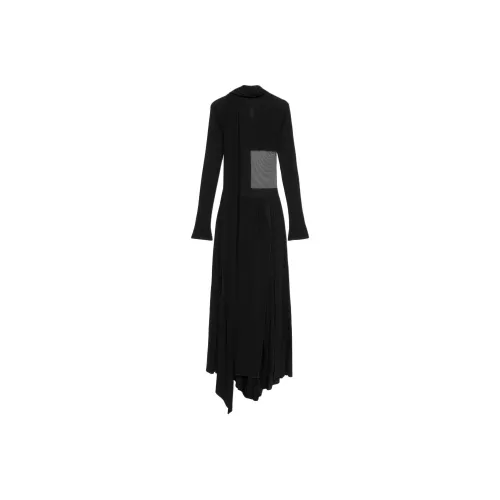 Blumarine Длинное платье с длинными рукавами женское