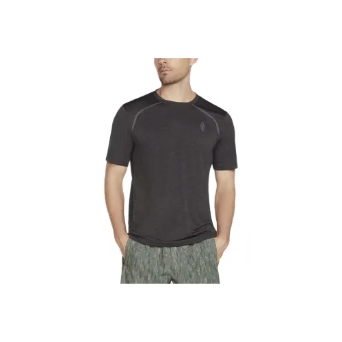 Skechers ON THE ROAD T-Shirt Мужской Угольный Серый