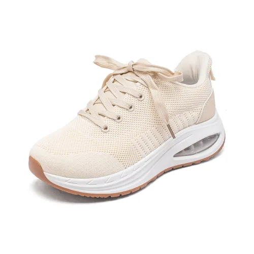 MIIRACER Беговые кроссовки Low Top Бежевые Унисекс