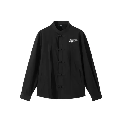 A02 Черный Унисекс Рубашки