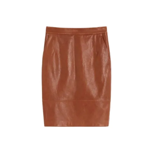WEEKEND MaxMara Кожаные короткие юбки Женские