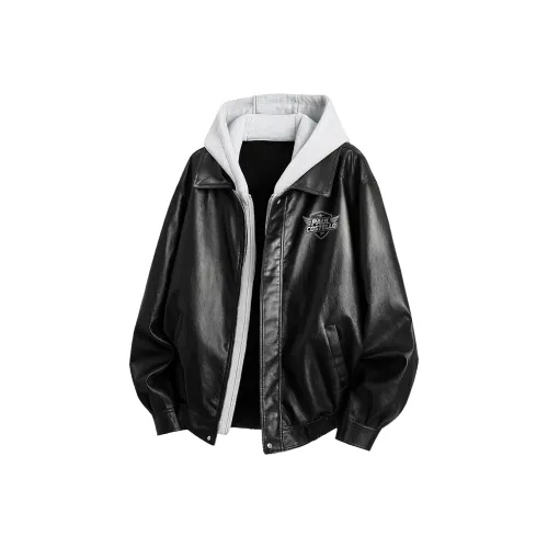 PAUL COSTELLOE Кожа Куртка Унисекс
