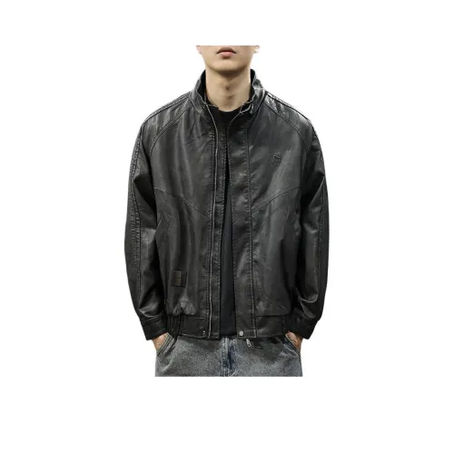 QIANJINNIU Кожа Куртка Мужская