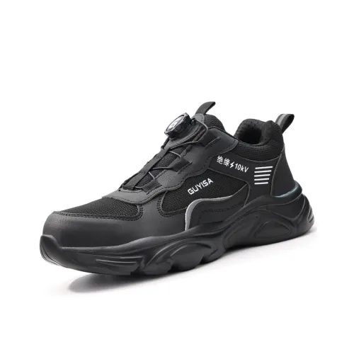 GUYISA Уличная обувь Низкий топ Черный Унисекс
