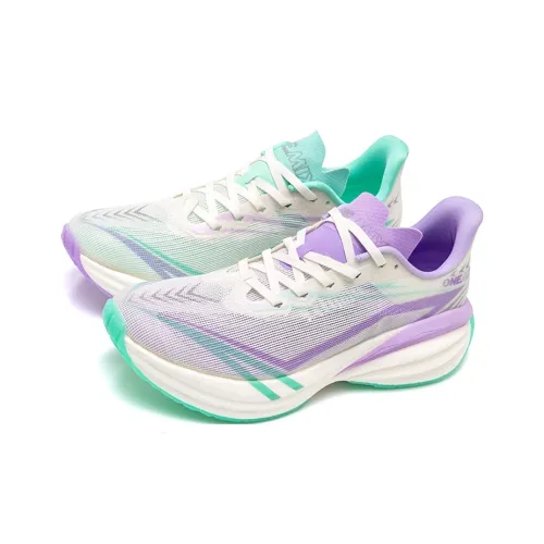 ONEMIX Treat Yourself Refreshing Беговые кроссовки Унисекс Зеленый Sonic Фиолетовый
