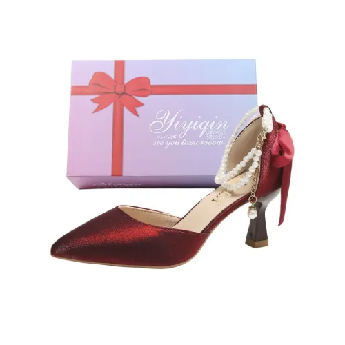 Take The Qin Низкий каблук Высокий каблук 6 см Женский Набор в подарочной коробке