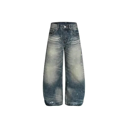 KAIZZGAO Синий Мужской Джинсы