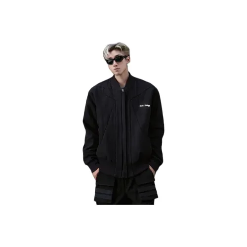 Qnxeey Черный Унисекс Куртки