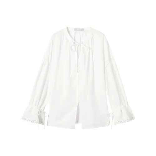 DIALOGUE Moon White Женские Рубашки