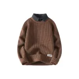 M9905 Кофе [Воротник рубашки]