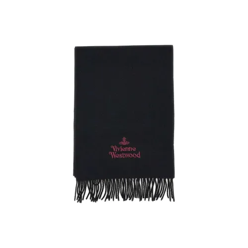 Vivienne Westwood Wool Knit Шарфы Женские Черный