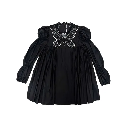 CHOPOVA LOWENA Ручная вязаная платье с длинными рукавами женское