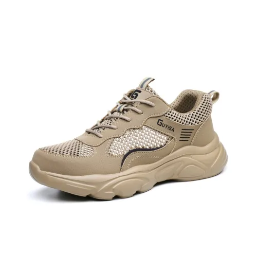 GUYISA Safety Protective Обувь Амортизирующая Ударопрочная Износостойкая Легкая Низкий Верх Уличная Обувь