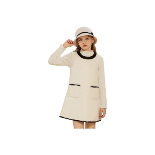 IVY HOUSE;IH Кремовый Белый Унисекс Платья