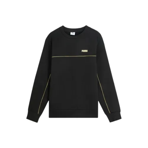 PUMA ESS+ Черные Мужские Свитшоты