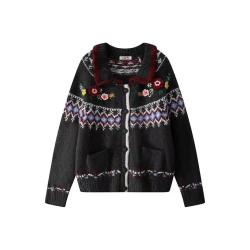 RED DRAGONFLY Черный Женский Трикотаж