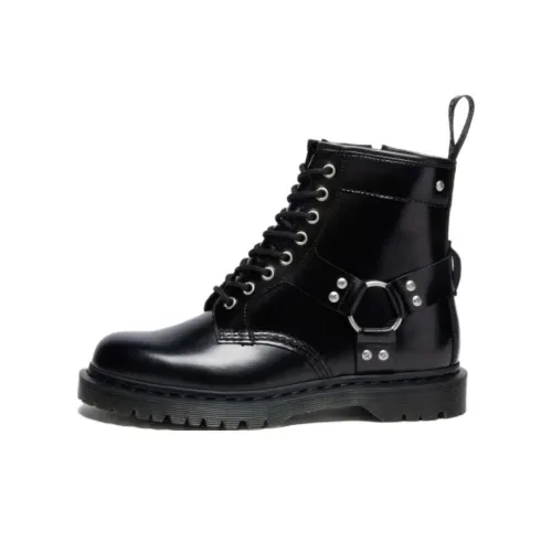 Dr.Martens 1460 Harness Short Martin Boot Unisex Black Dr.Martens 1460 Harness Короткий Мартин Ботинок Унисекс Черный