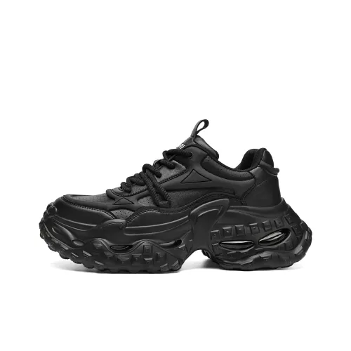 FAIRWHALE Устойчивые к истиранию противоскользящие низкие топовые кроссовки с толстой подошвой мужские