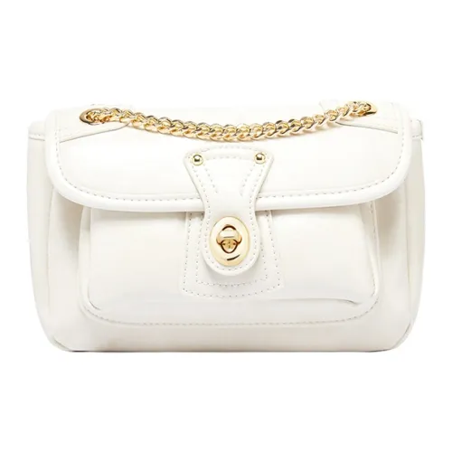 TUCANO ПУ (полиуретан) Маленькая квадратная сумка сумка через плечо маленькая женская кокосовое молоко белый