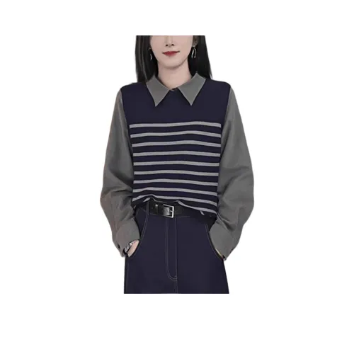 LADYXIEXIE Серый Женский Трикотаж