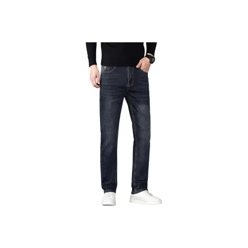 YUQIAN Туманно-голубой Мужские Джинсы