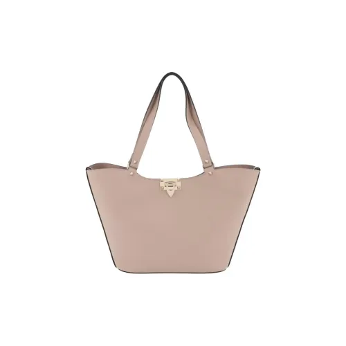 Valentino Телячья кожа Тоут Сумка Сумка для покупок Сумка Женская Бежевая