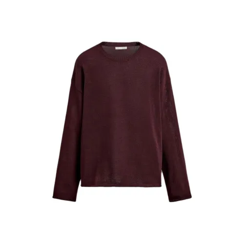 ZARA Мужской трикотаж бордового цвета