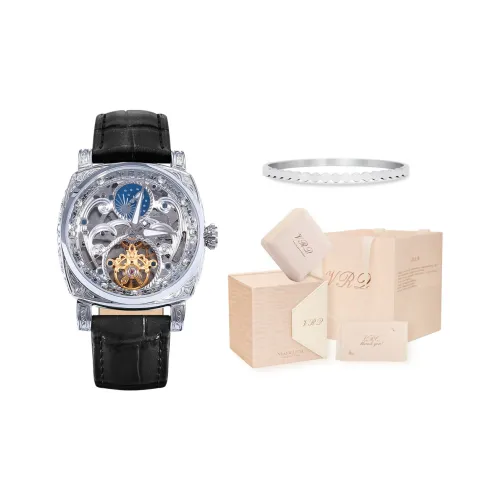 VRQ Weitqigagarwood Автоматический механический механизм часы с натуральной кожей ремень женские часы циферблат с механизмом